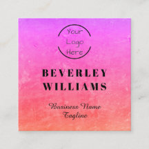 Modern Multicolored Professional Business Card