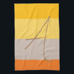 Modern Multiple Pastel Colour Monogram Name Initia Kitchen Towel<br><div class="desc">You Can Easily Change the Fonts,  Background Image and Colour,  Letter Characters.</div>