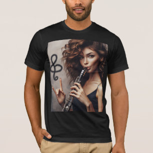 Modern Musician Clarinet Music T-Shirt