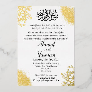 Modern Muslim Arabic Elegant Islamic Wedding