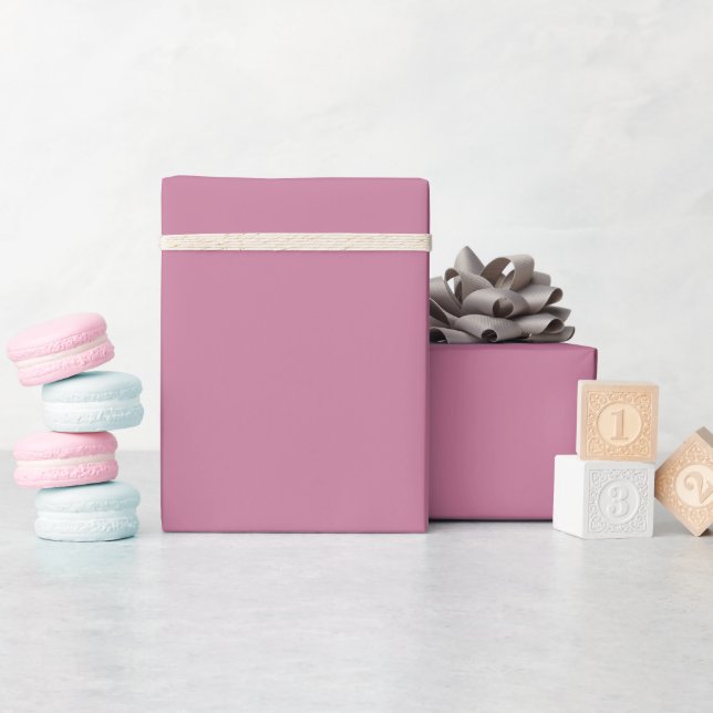 Modern Muted Pink Mauve -  Wrapping Paper Roll (Baby Shower)