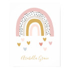 Modern Muted Rainbow Monogrammed Name Nursery