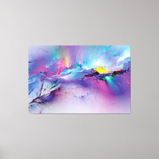 Modern Muted Sage Green Geometric Abstract Wall Ar Canvas Print (Front)