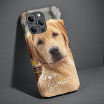 Modern My Best Friend Picture Dog Love Paw Print iPhone 13 Pro Case<br><div class="desc">Cute Love text written in a stylish modern typography font and dog paw representing the letter O. With option to personalize or customize with photo of your choice. Unique keepsake, birthday, Valentine's Day gift from your family pet, or Christmas present. Easily customizable with a fun photograph. Beautiful, modern and cool...</div>