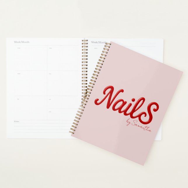 Modern Nail Salon Artist Planner (Display)