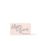 Modern name bold script makeup hair logo qr pink