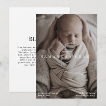 Modern Name Monogram Newborn Photo 