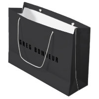 Modern Name or other Text Template | Dark Grey