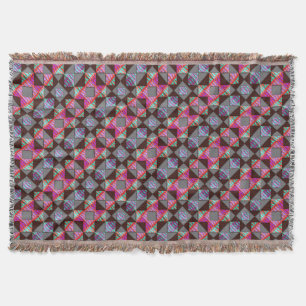 Modern Native American 17 Throw Blanket