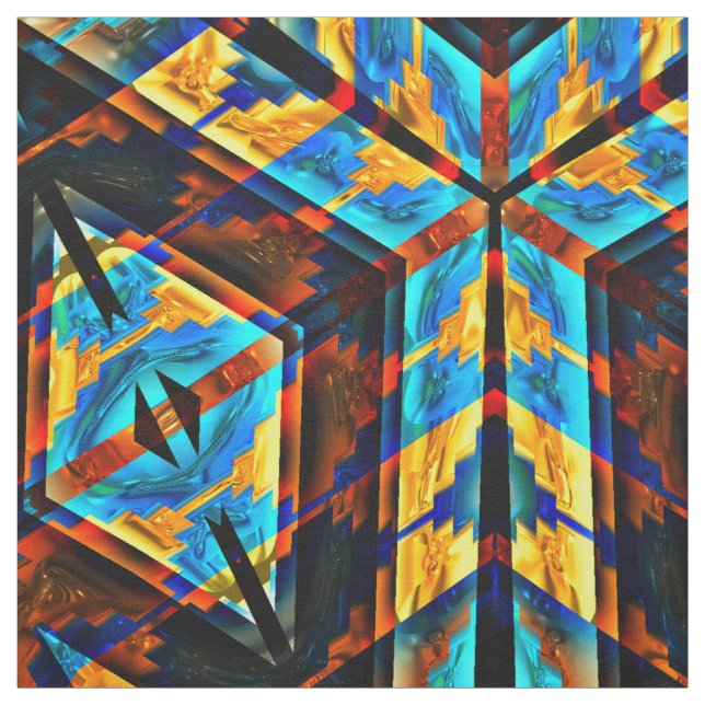 Modern Native American 18 Custom Fabric (Swatch)