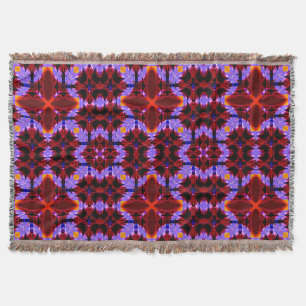 Modern Native American 1 Throw Blanket