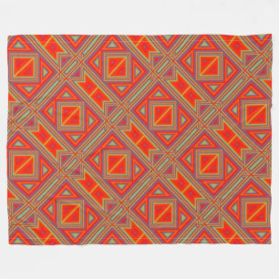 Modern Native American 22 Fleece Blanket