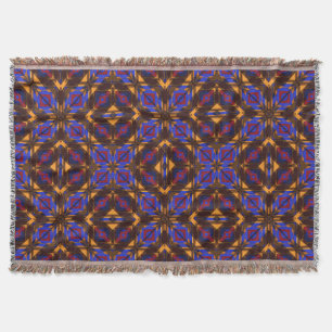 Modern Native American 24 Throw Blanket