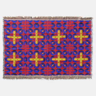 Modern Native American 30 Throw Blanket