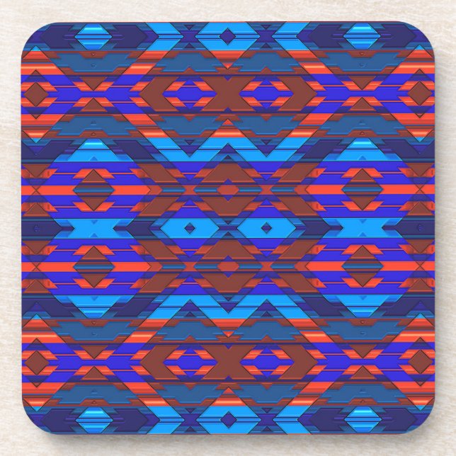 Modern Native American 41-46 Image Options Coaster (Front)