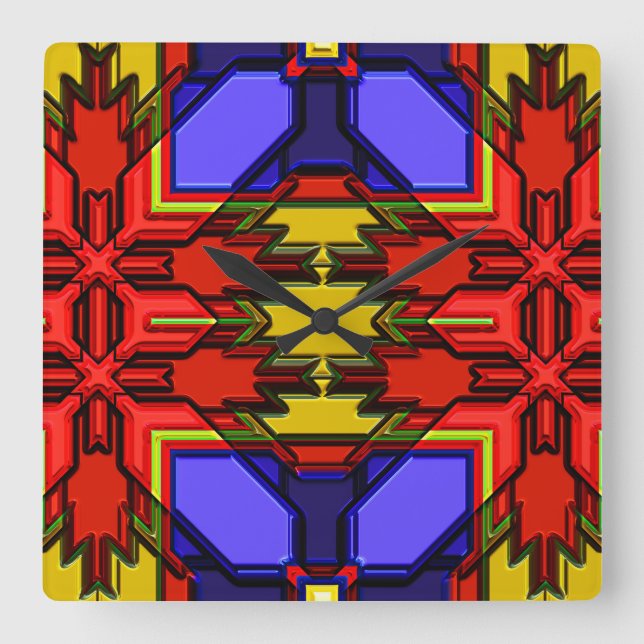 Modern Native American 6 Clock (Front)