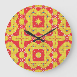 Modern Native American 8 Clock