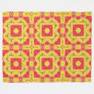 Modern Native American 8 Fleece Blanket