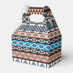 Modern Native American Tribal Aztec Pattern Favor Box