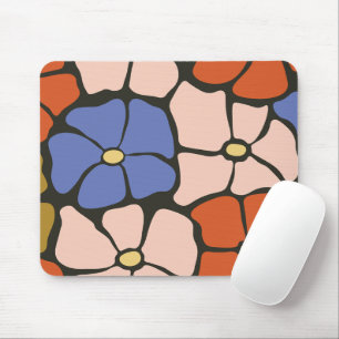 Modern Nature Floral Photo Mouse Pad