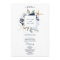 Modern Nautical | Floral Wedding Program
