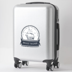 Modern Nautical Personalized Boat