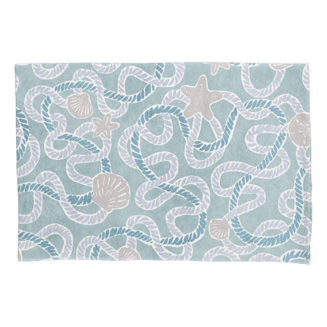 Modern Nautical Pillowcase (Front)