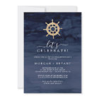 Modern Nautical | Ship Helm Let's Celebrate