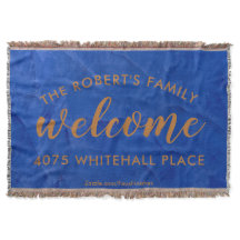 Modern Navy and Copper Personalized Name