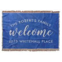 Modern Navy and Silver Personalized Name