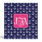 Modern Navy Blue Anchors Pattern Personalized