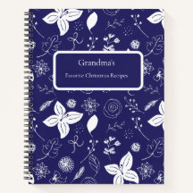 Modern Navy Blue Christmas