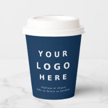 Modern Navy Blue Corporate Company Business Logo
