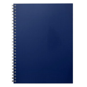 Modern Navy Blue Customizable Notebook
