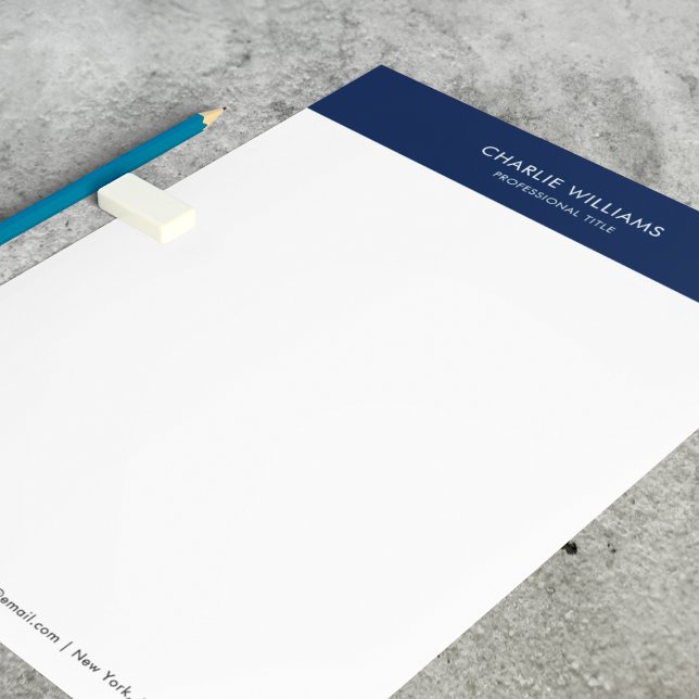 Modern Navy Blue Thank You After Job Interview Letterhead (Modern Navy Blue Thank You After Job Interview Letterhead
)