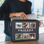 Modern Navy Friends Forever Postage Stamp Photo  Laptop Sleeve<br><div class="desc">Modern Navy Friends Forever Postage Stamp Photo Personalized Photo Collage Friends Friendship Day Friendship gift.</div>