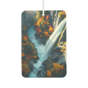 Modern Navy & Gold Abstract Mountain Peak – Luxury Air Freshener