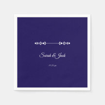 Modern Navy & White Wedding