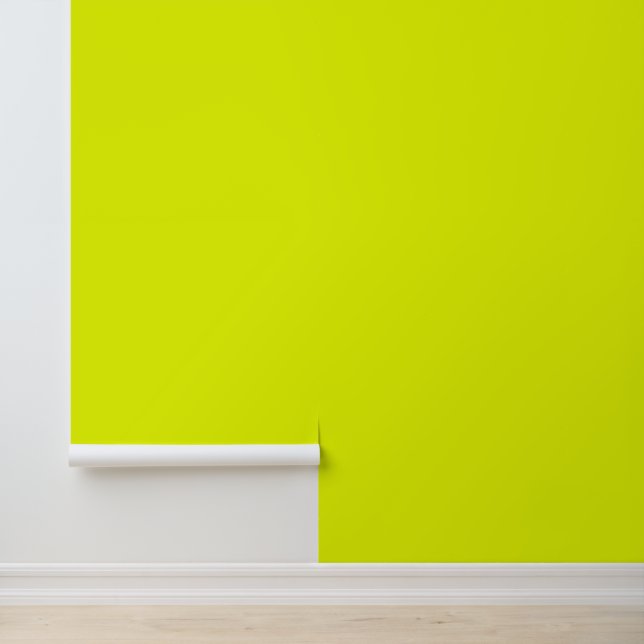 Modern neon green bright plain solid colour cool wallpaper (Application)