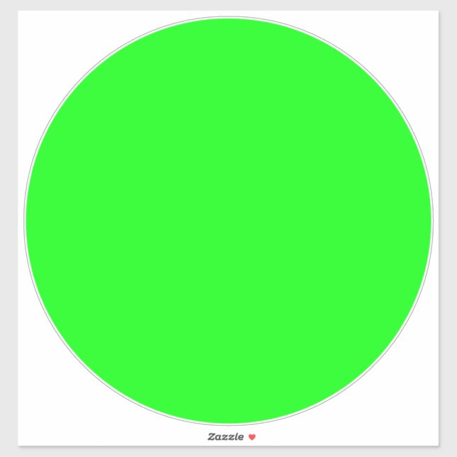 Modern neon green screen bright Large Floor Circle (Sheet)