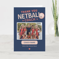 Modern Netball Team Photo Coach