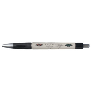 Modern Neutral Butterflies Makeup Artist Pen