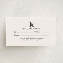 Modern Neutral Dog Groomer Appointment | Editable 