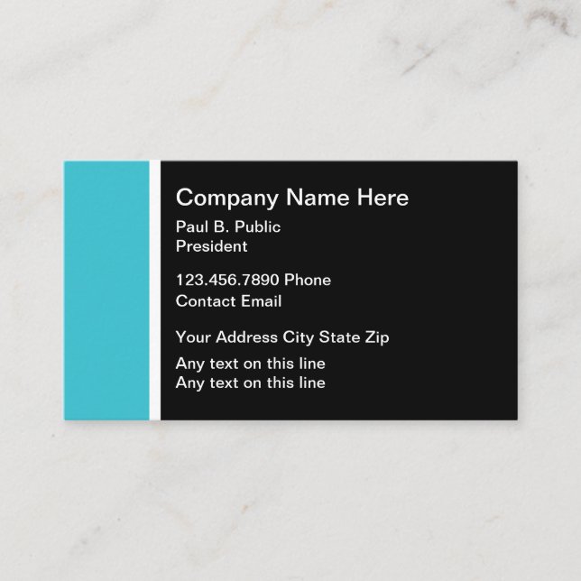 Modern New Business Cards Design (Front)