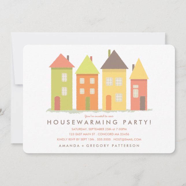 Modern New Home Housewarming Party Invitation (Front)