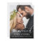 Modern Newlywed Photo Married and Merry
