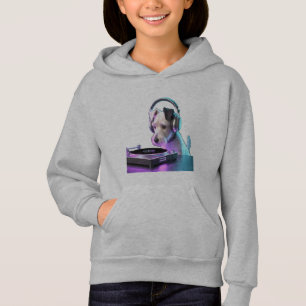 Modern Nipper Dog DJ - Retro Style Music Lover