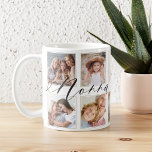 Modern Nonna Script | Grandchildren Photo Collage Coffee Mug<br><div class="desc">Send a beautiful personalized gift to your Grandma (Nonna) that she'll cherish forever. Special personalized grandchildren photo collage mug to display your own special family photos and memories. Our design features a simple 10 photo collage grid design with "Nonna" designed in a beautiful handwritten black script style. Each photo is...</div>