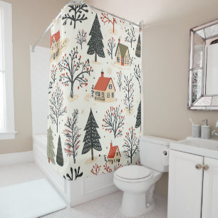 Modern Nordic Winter Cottages Crimson Green Folk
