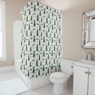 Modern Nordic Winter Sage Green Forest 